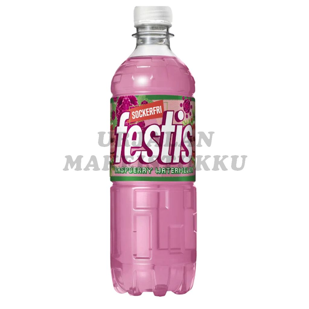 Festis Vadelma Vesimeloni Zero hedelmäjuoma 500ml