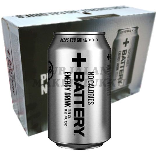 Battery Sugar Free energiajuoma 330ml x 24-pack