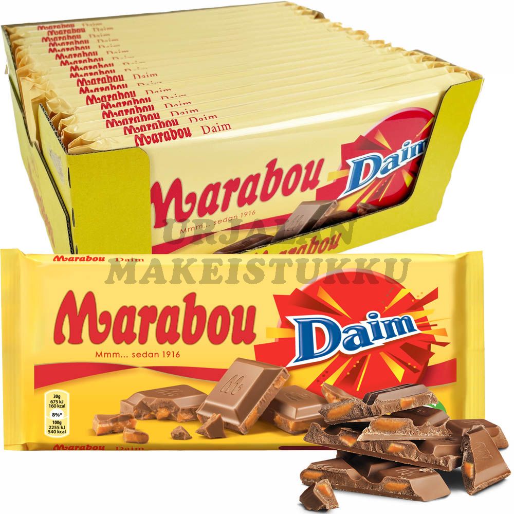 Marabou Daim suklaalevy 200g x 17kpl