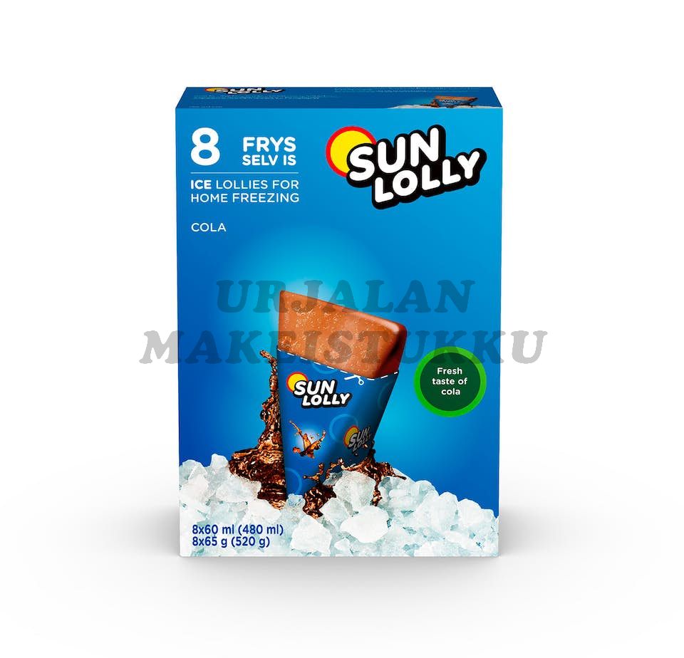 Sun Lolly Cola 8x60ml pakasta itse mehujää