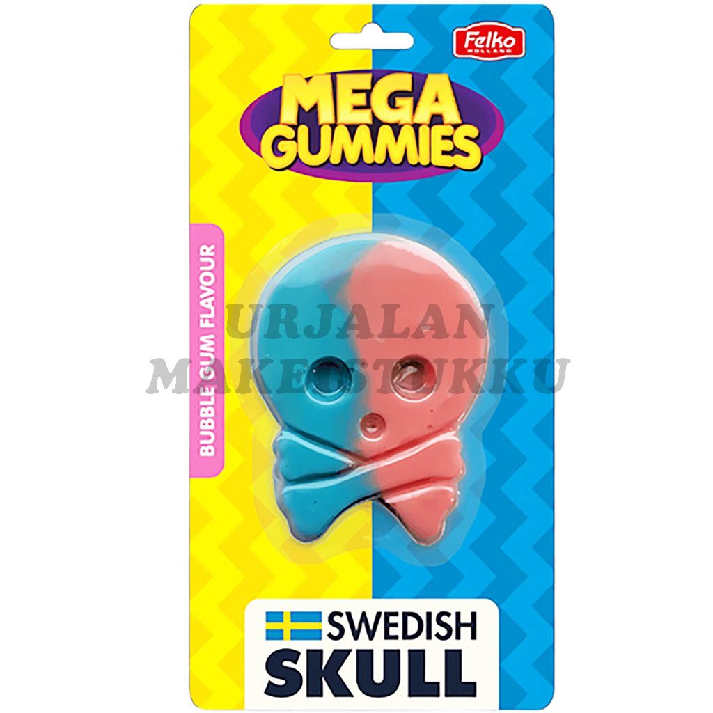 Mega Gummies Swedish Skull pääkallo 120g