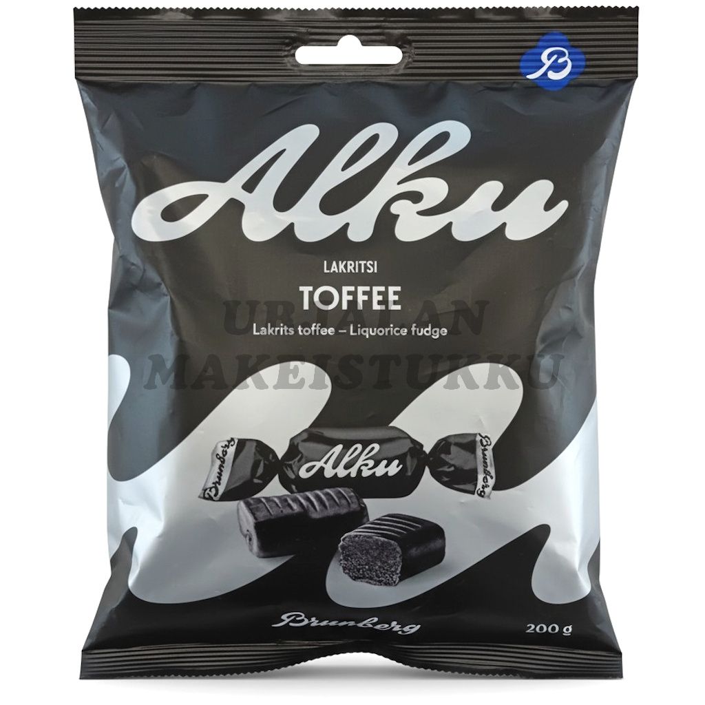 Brunberg Alku Lakritsitoffeekaramelli 200g