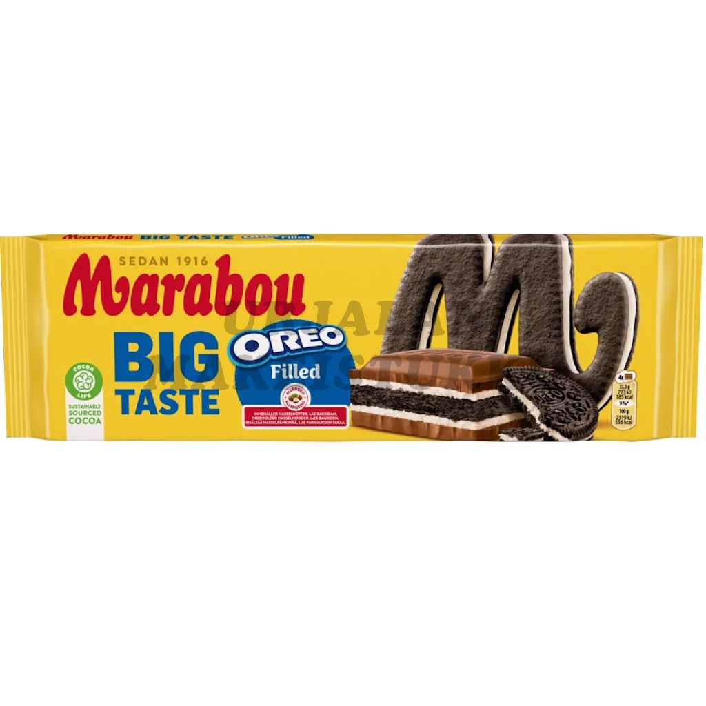 Marabou Big Taste Oreo Filled suklaalevy 300g