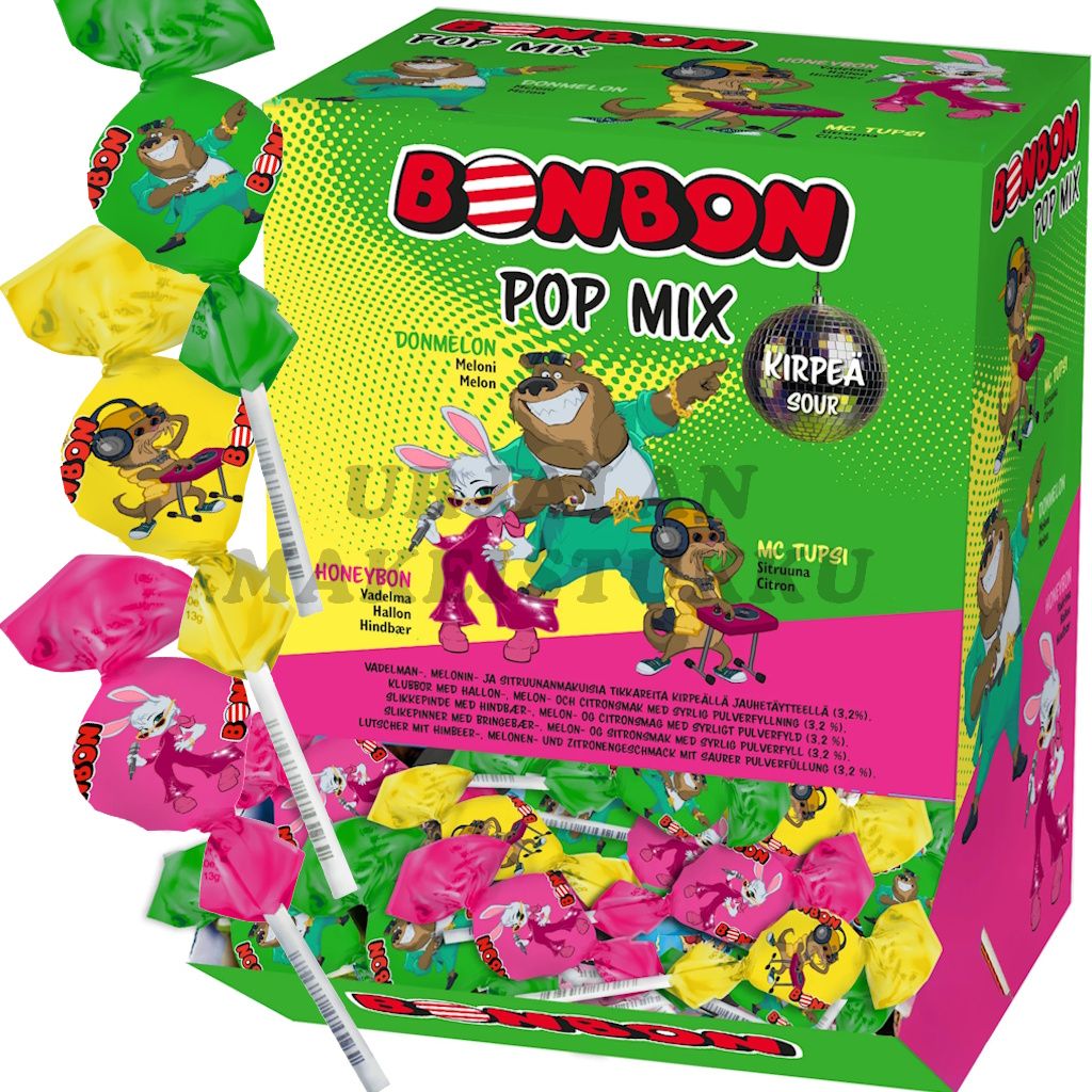 BonBon Pop Mix tikkarit 13g x 110kpl