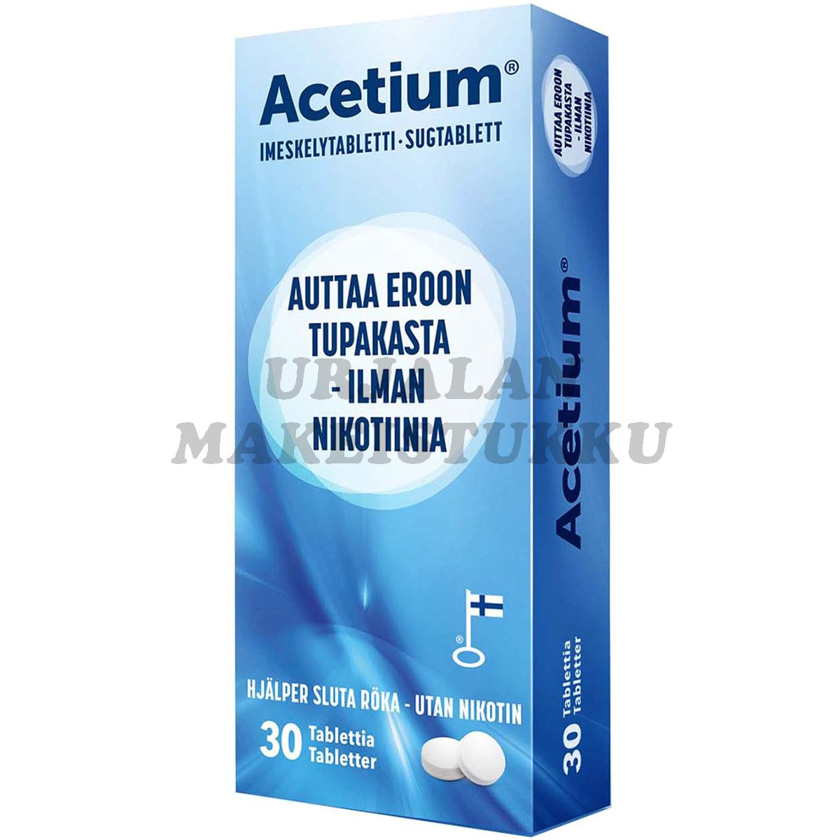 Acetium Imeskelytabletti 30kpl - Eroon tupakasta 