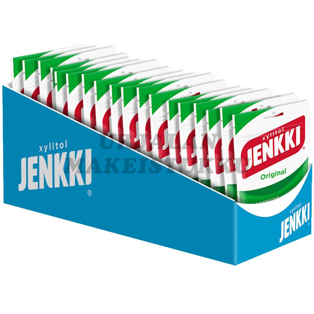 Jenkki Original Spearmint ksylitolipurukumi 100g x 16kpl