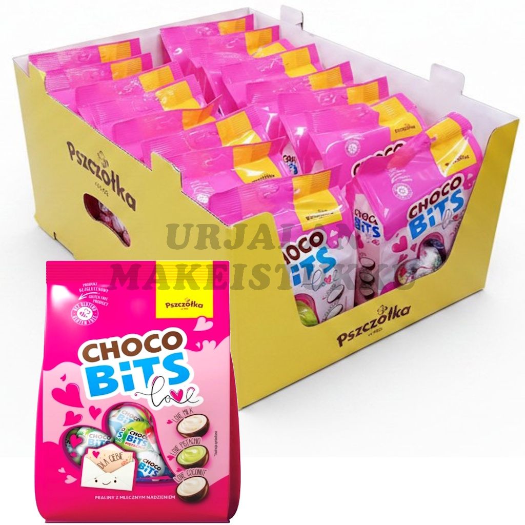 Choco Bits Love suklaakonvehti 174g x 16kpl
