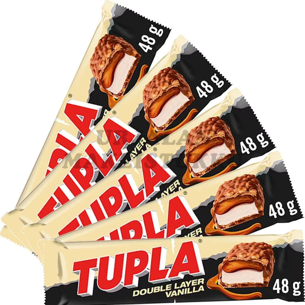 Cloetta Tupla Double Layer Vanilla suklaapatukka 48g x 5kpl