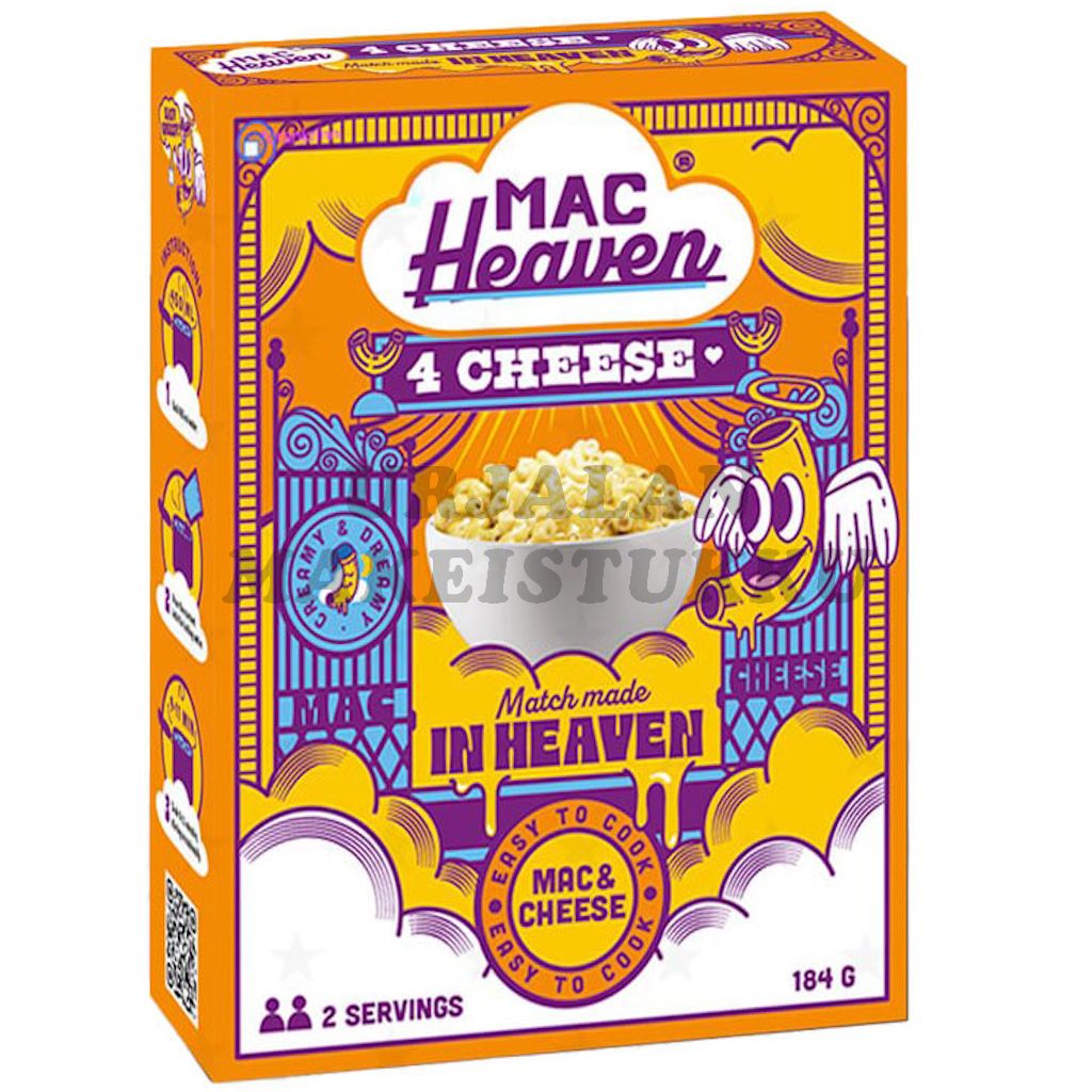 Mac Heaven Four Cheese juustomakaroni 184g