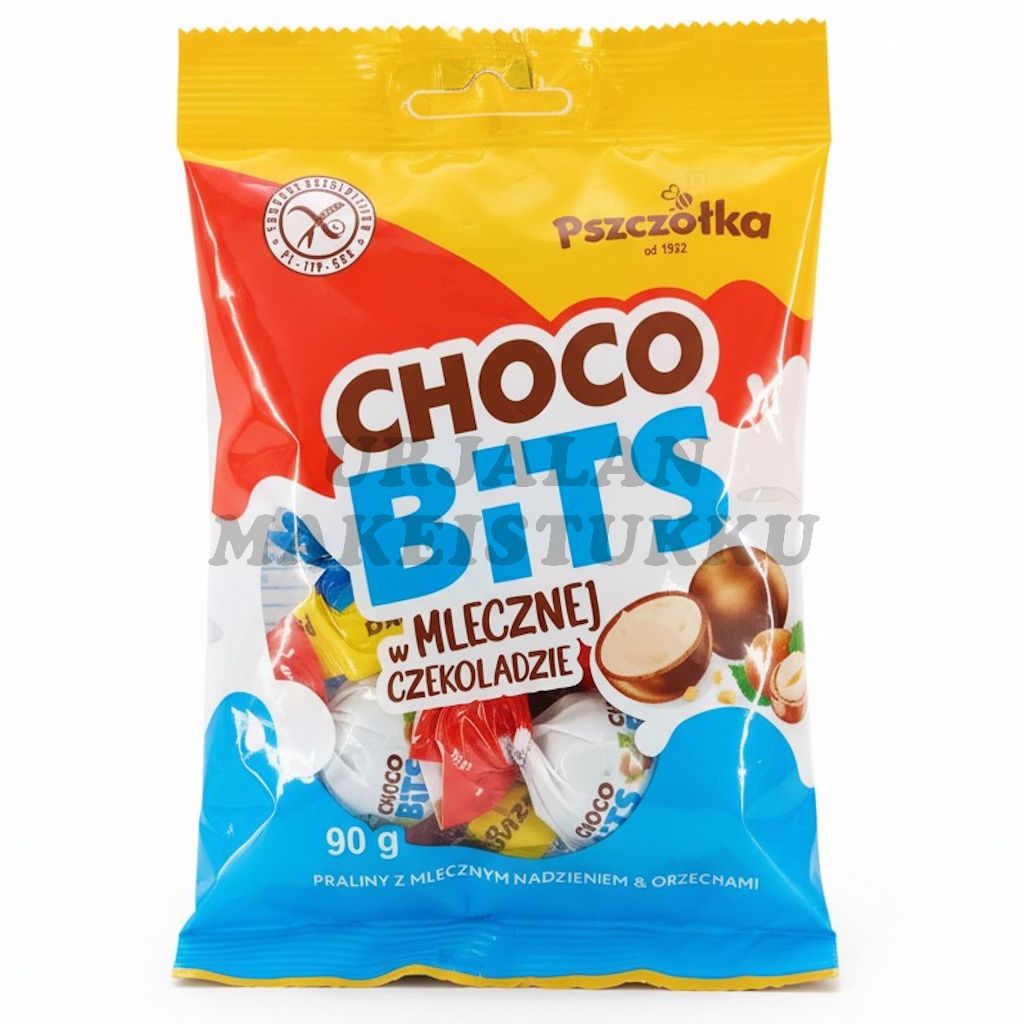 Dolce Amo Choco Bits hasselpähkinä suklaakonvehdit 90g