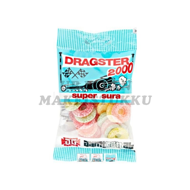 Dragster 2000 Hedelmärenkaat 65g x 50pss