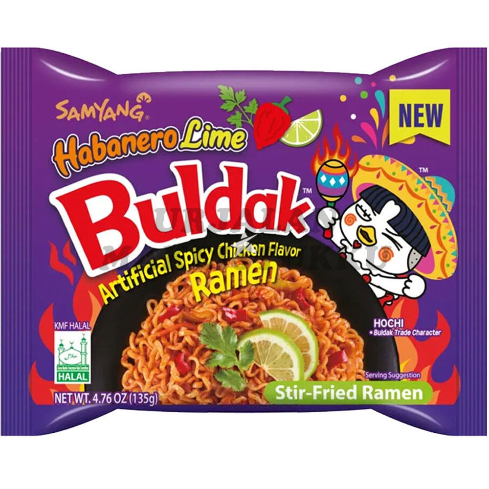 Buldak Habanero Lime Ramen nuudeli 135g