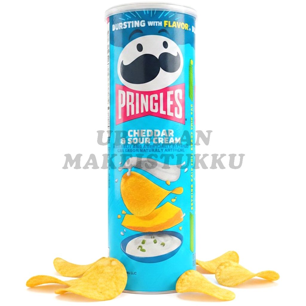 Pringles Cheddar & Sour Cream perunalastu 158g