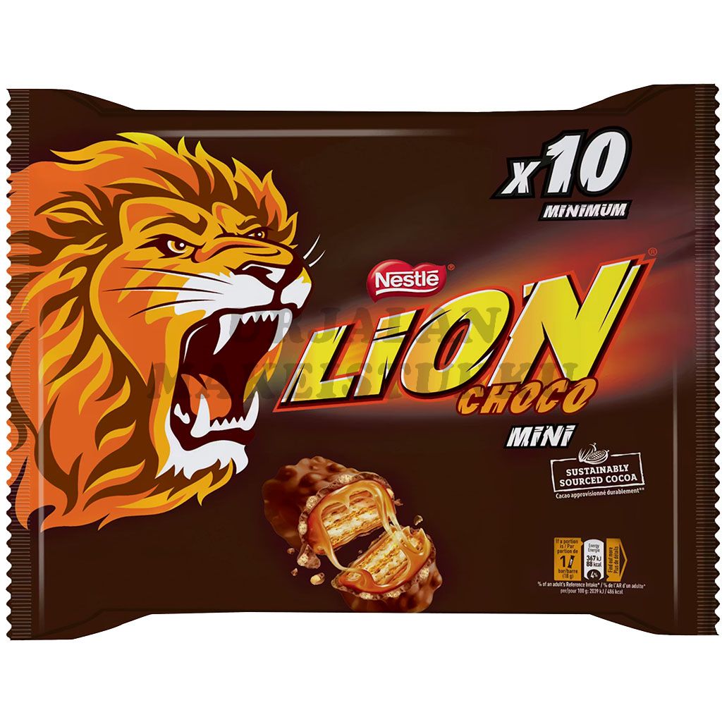 Nestle Lion Mini suklaapatukka 10-pack (198g)