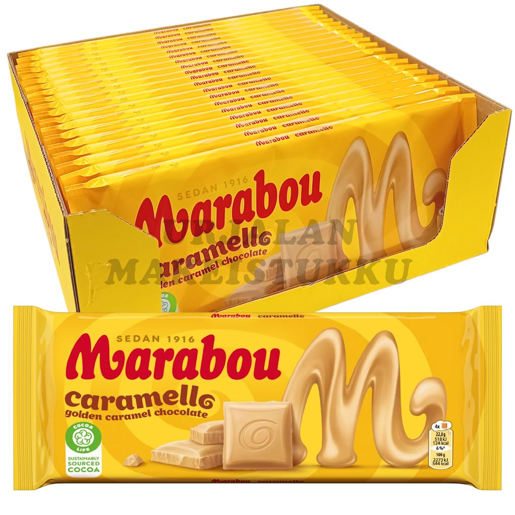 Marabou Caramello suklaalevy 160g x 19kpl