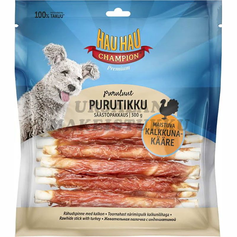 Hau Hau Champion Purutikku Kalkkunakääre 300g