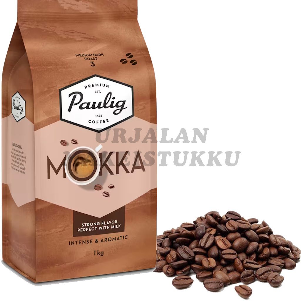 Paulig Samettisen juhlava Mokka kahvipapu 1kg
