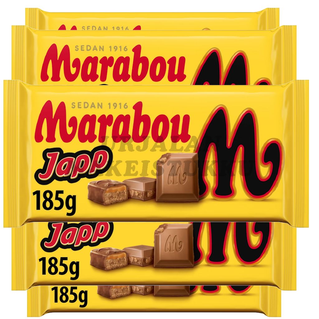 Marabou Japp suklaalevy 185g x 5kpl