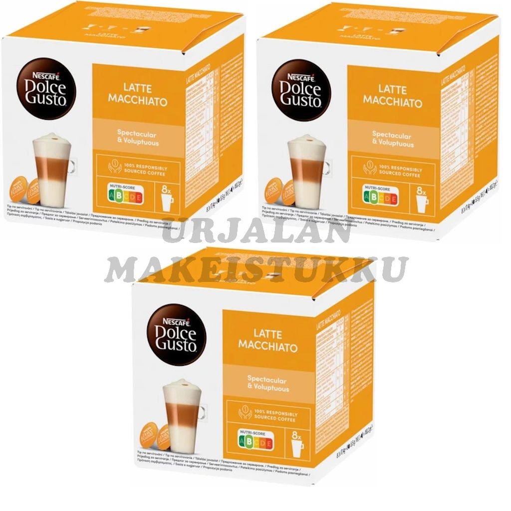 Dolce Gusto Latte Macchiato kahvikapseli 8+8kaps x 3-PACK