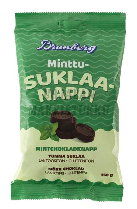 Brunberg Minttusuklaanappi 150g