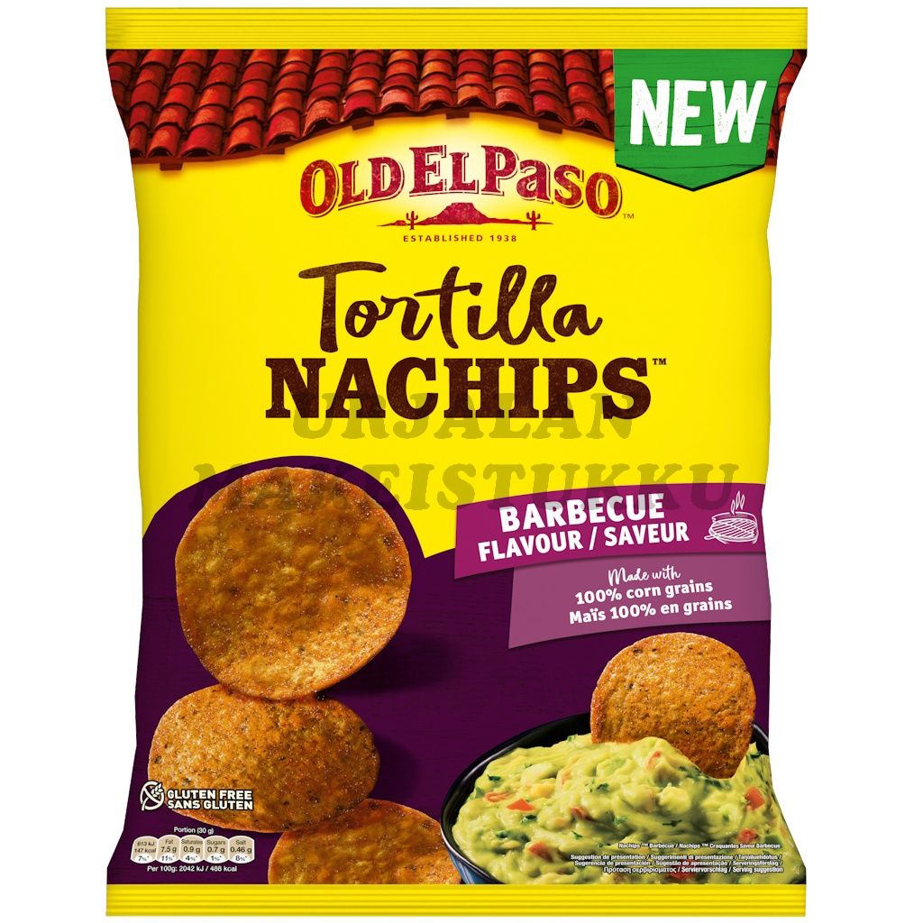 Old El Paso Tortilla Nachips BBQ 170g