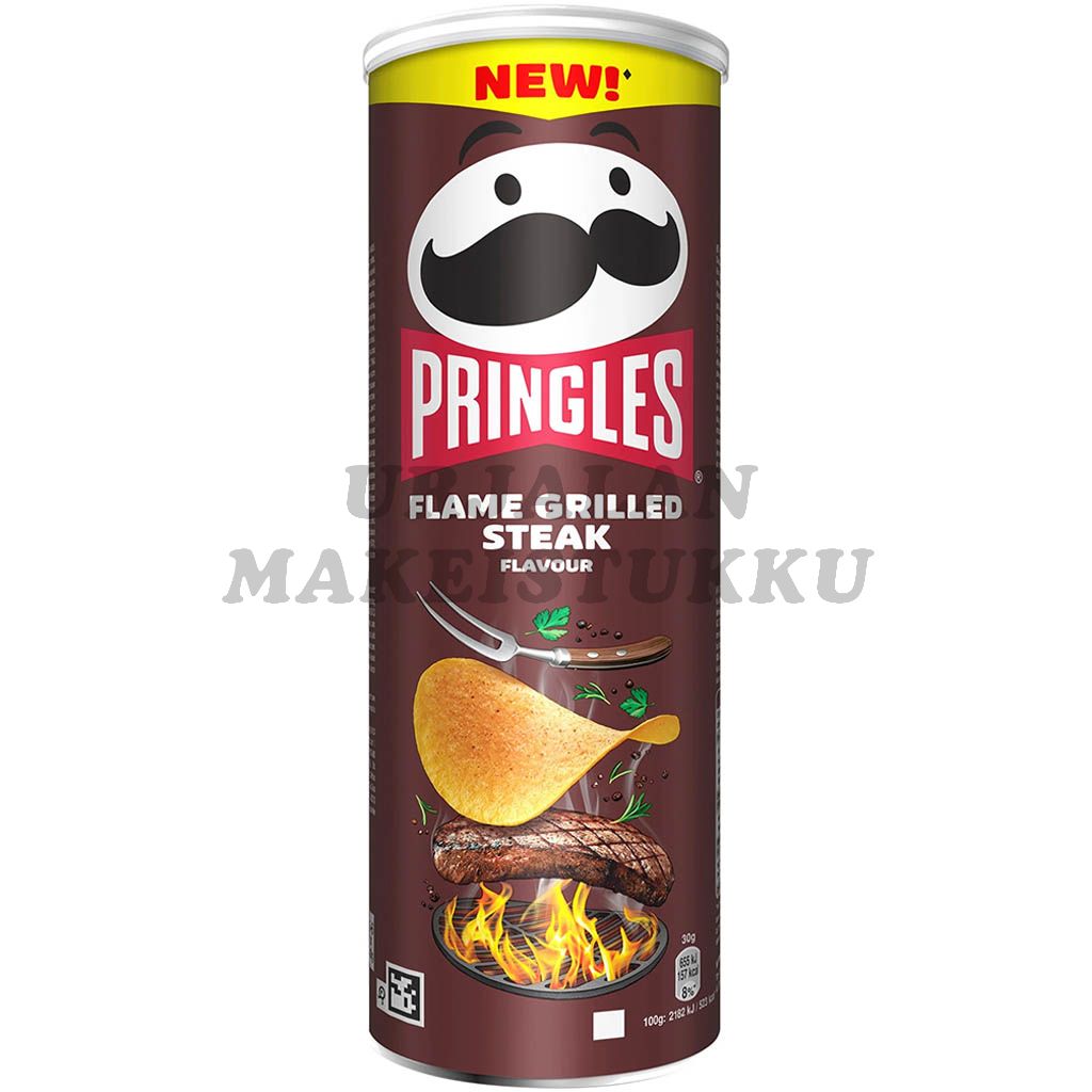 Pringles Flame Grilled Steak perunalastu 165g