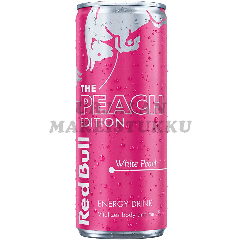 Red Bull Peach Edition White Peach energiajuoma 250ml