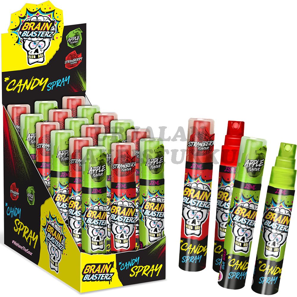 Brain Blasterz Spray Candy kirpeä makeissuihke 28ml x 18kpl