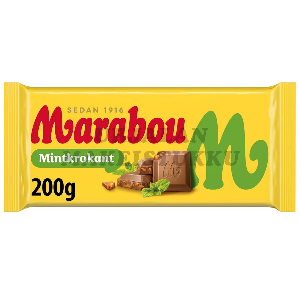 Marabou Mintkrokant suklaalevy 200g