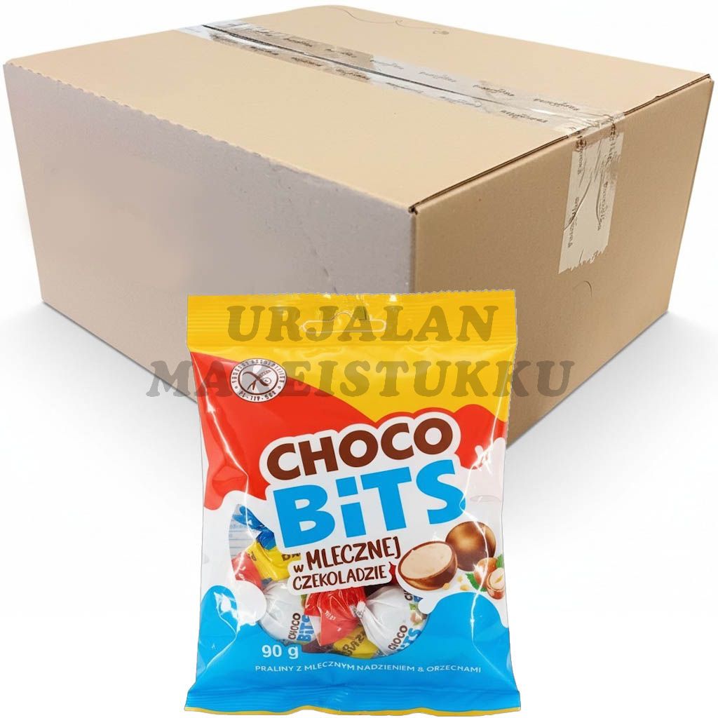 Dolce Amo Choco Bits hasselpähkinä suklaakonvehdit 90g x 20kpl