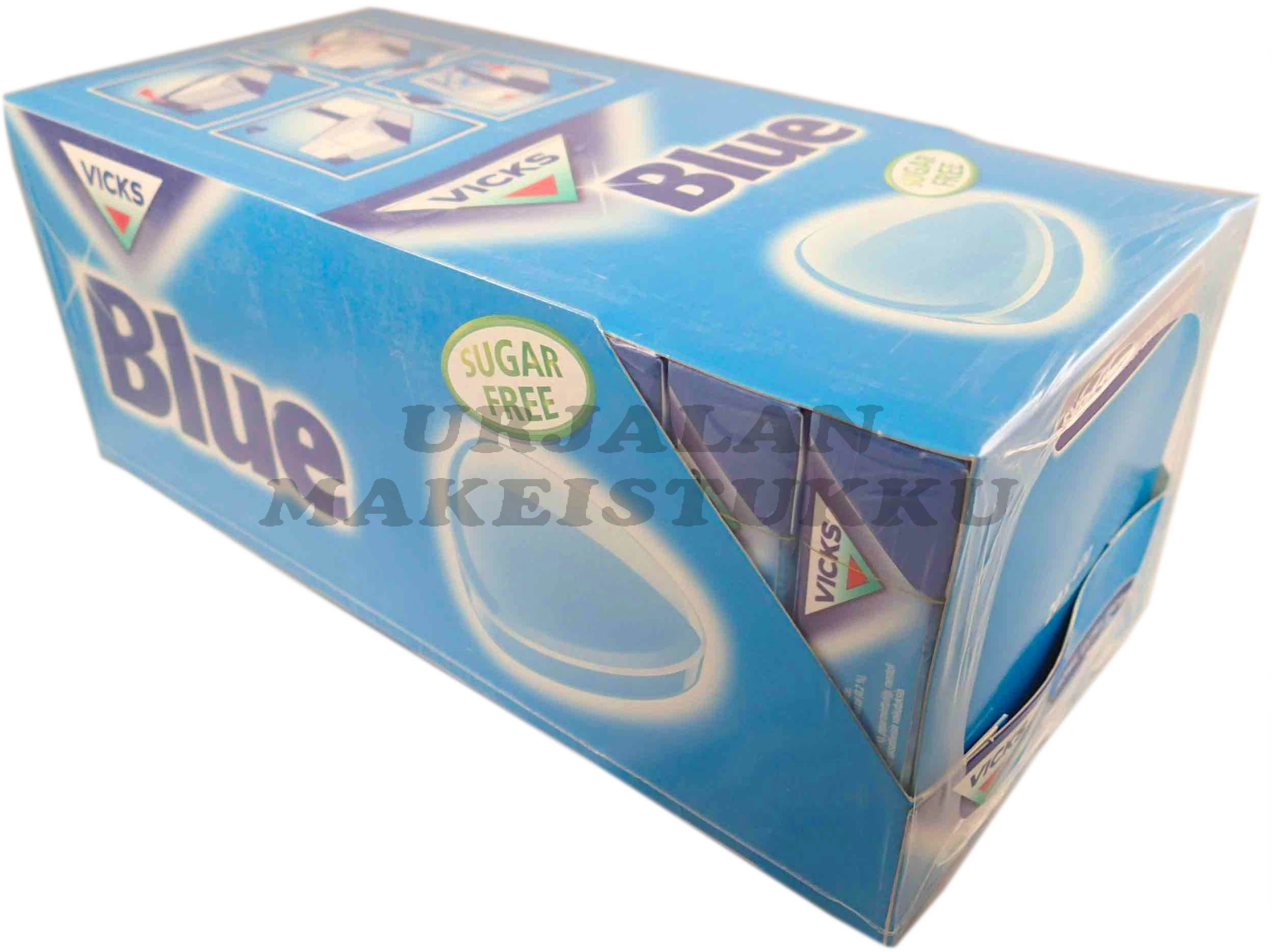 Vicks Blue sokeriton kurkkupastilli 40g x 20kpl