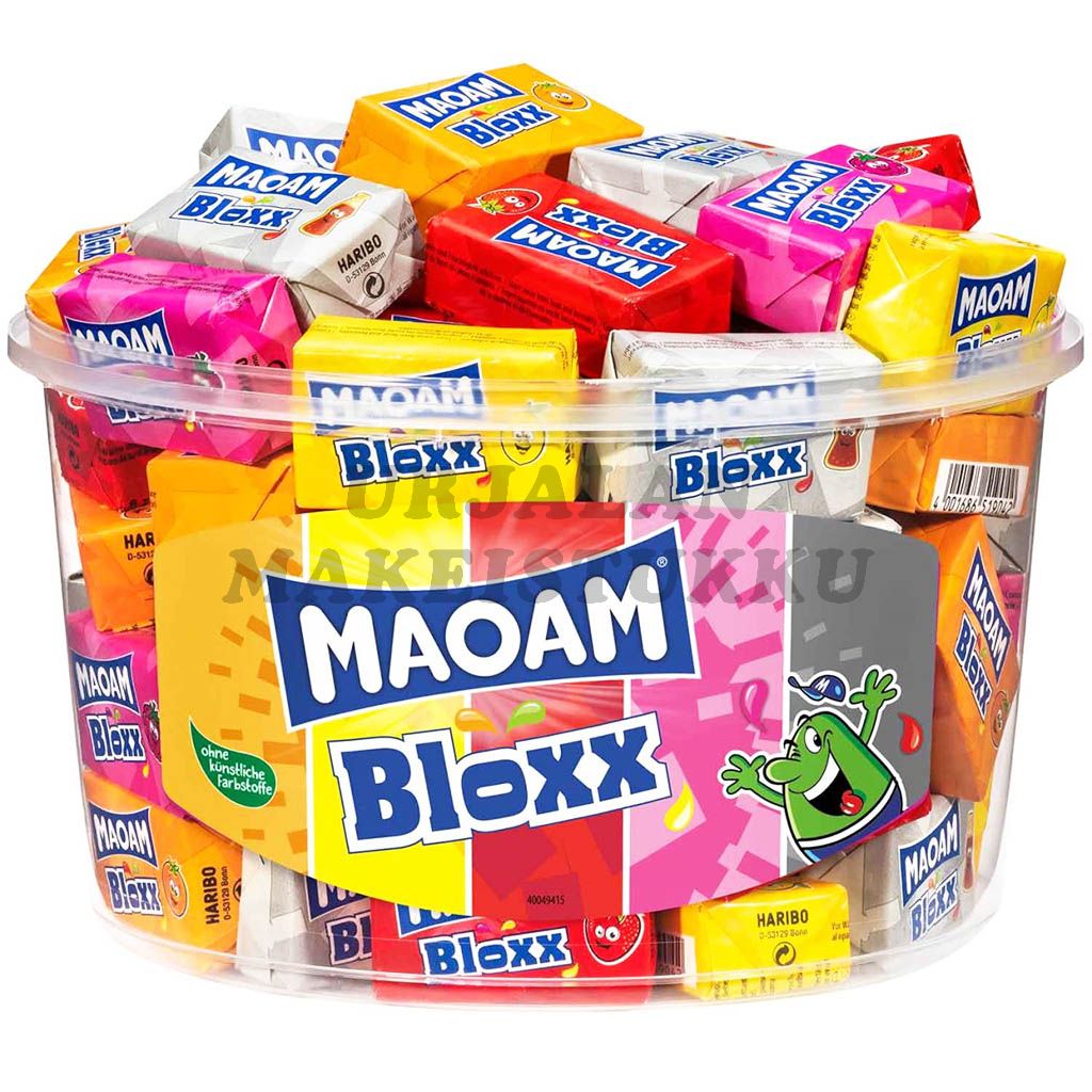 Haribo Maoam Bloxx hedelmätoffeepala 22g x 50kpl