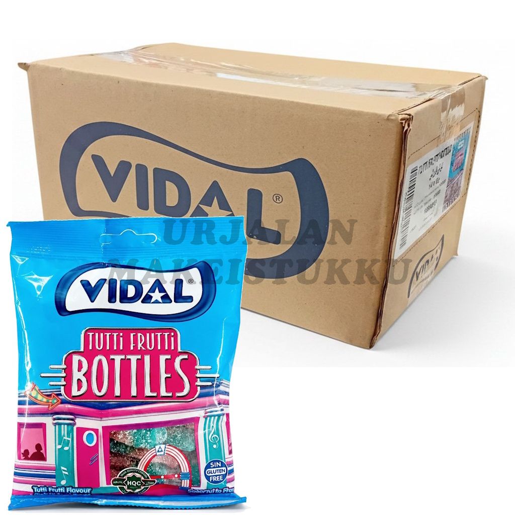 Vidal Tutti Frutti Bottles pullot 90g x 14kpl