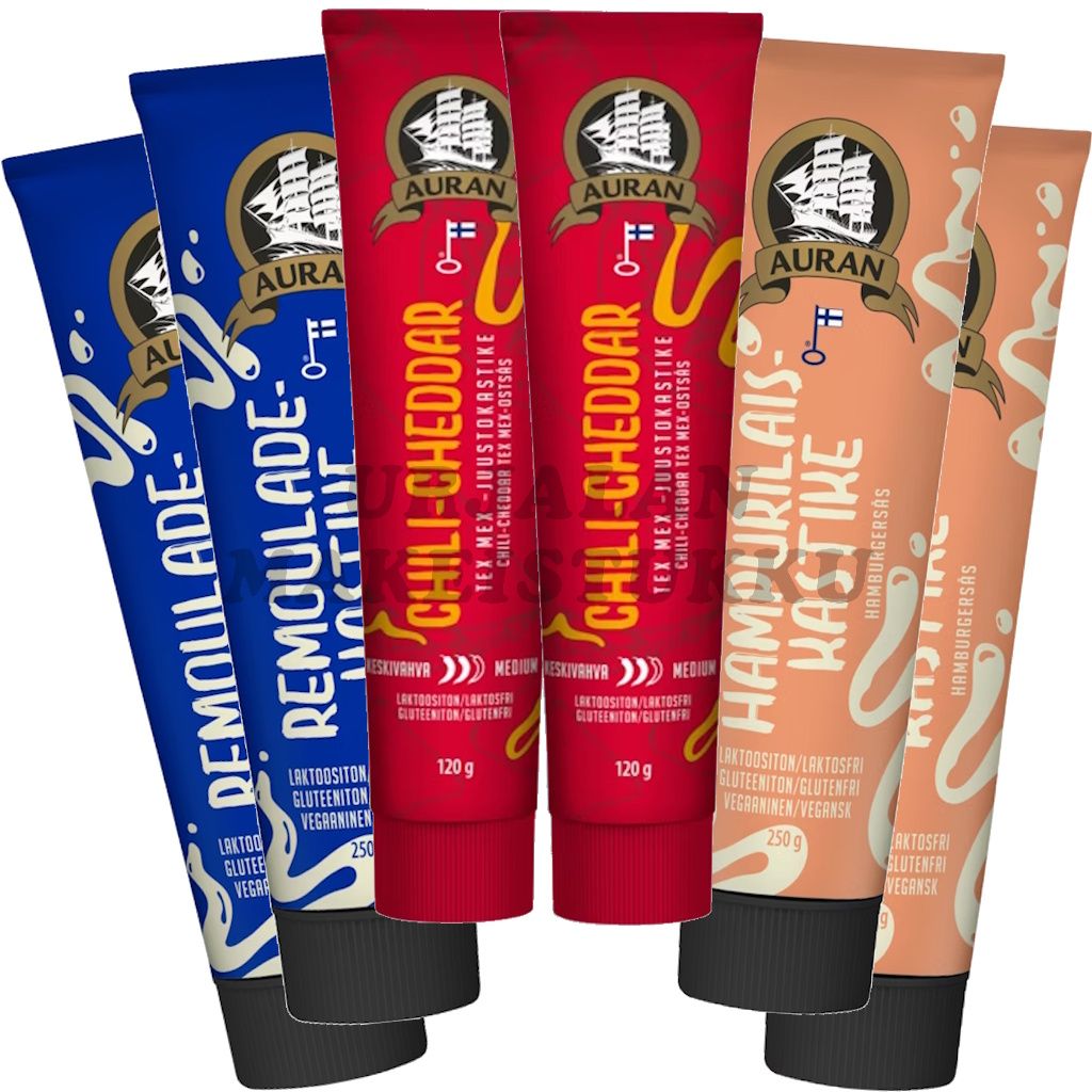 Auran Kastike Trio pack 250g x 6kpl