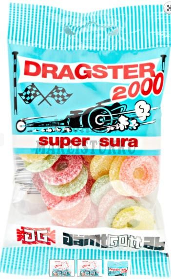 Dragster 2000 Hedelmärenkaat 65g