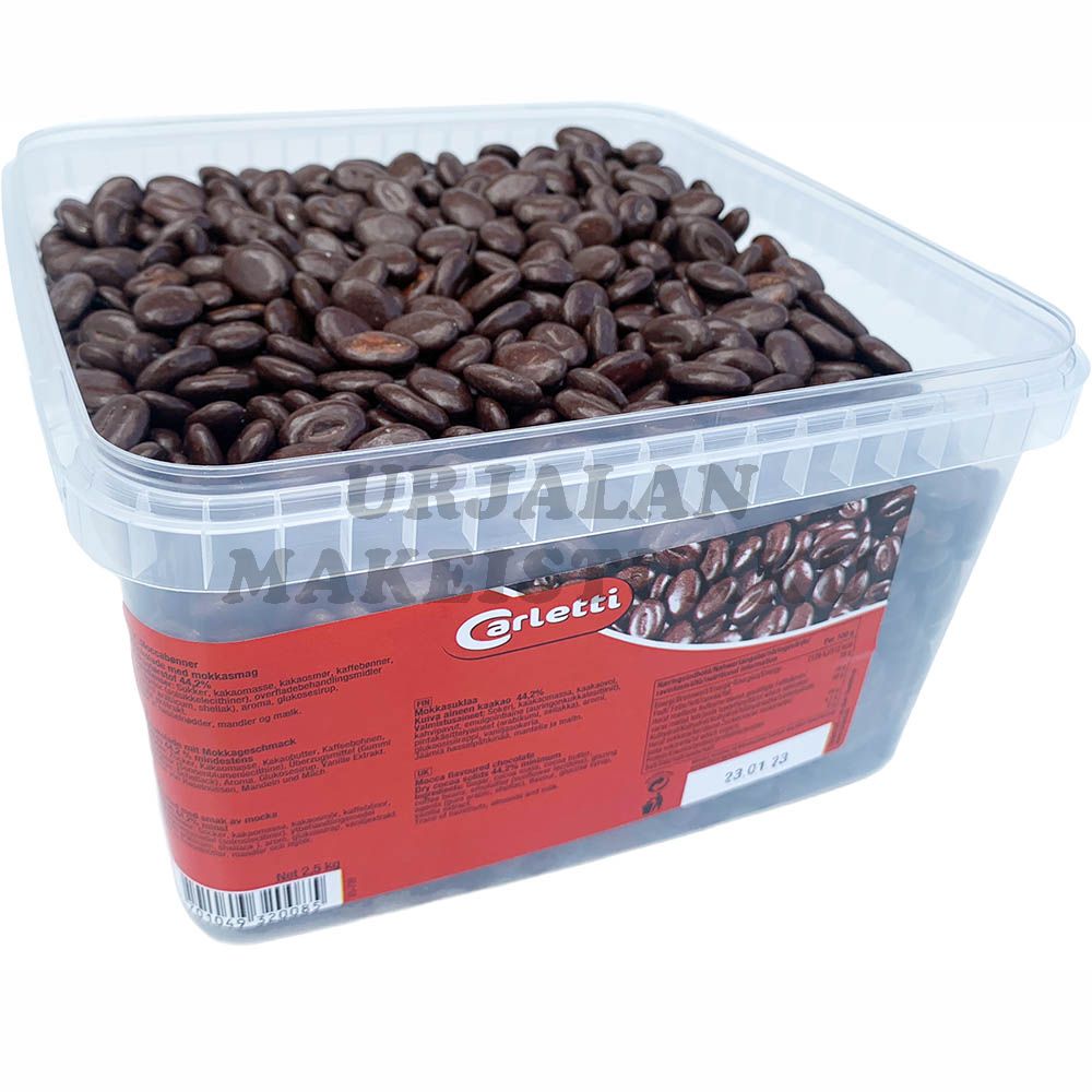 Carletti Mokkapapu tummasuklaa 2,5kg