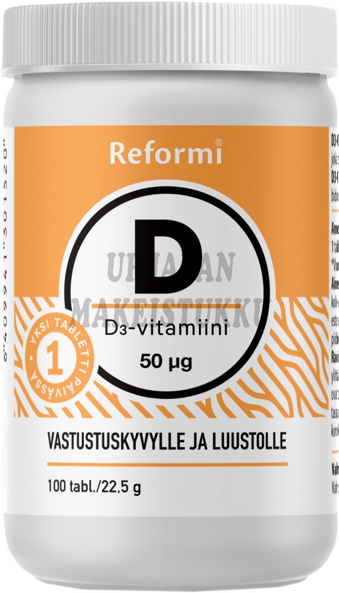 Reformi D-vitamiini 50µg 100 tabl