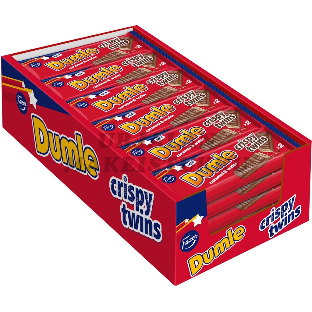Fazer Dumle crispy twins suklaapatukka 40g x 30kpl