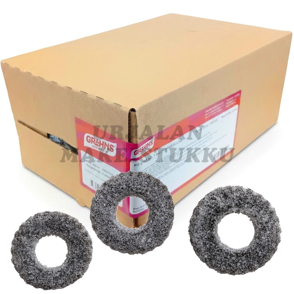 Grahns Pit Stop Salty Wheels salmiakkirenkaat 3,2kg