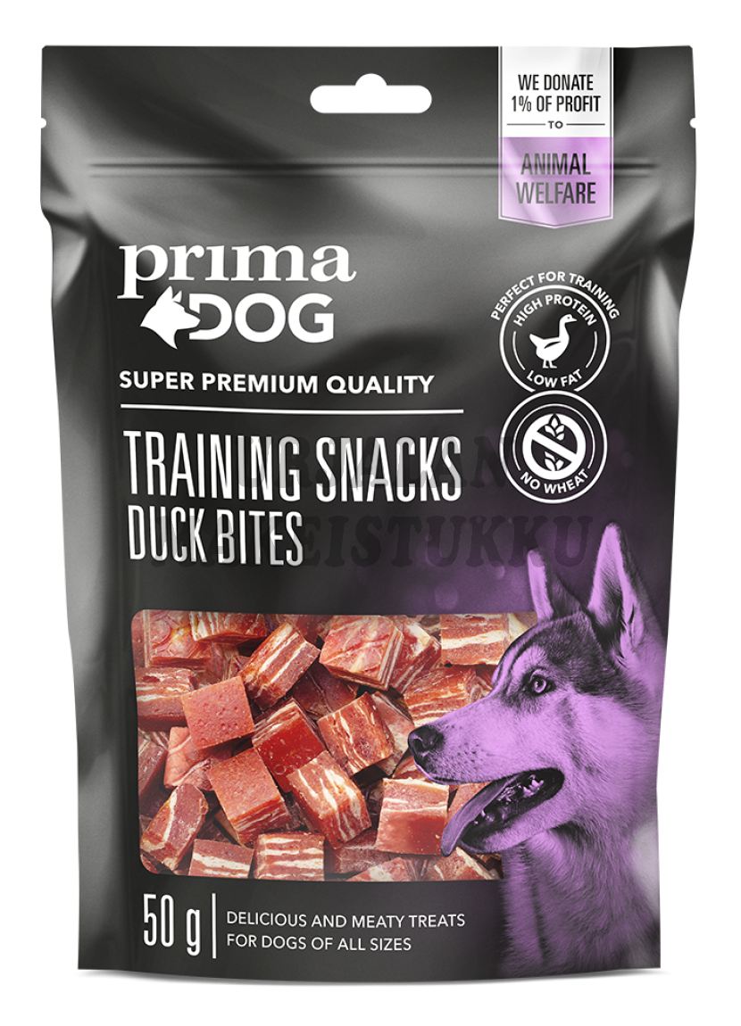 PrimaDog Training Snacks ankkapala 50g