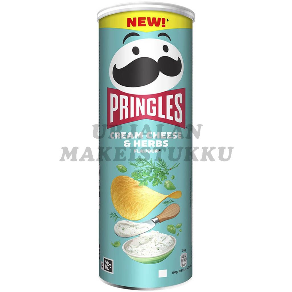Pringles Cream Cheese Herbs perunalastu 165g