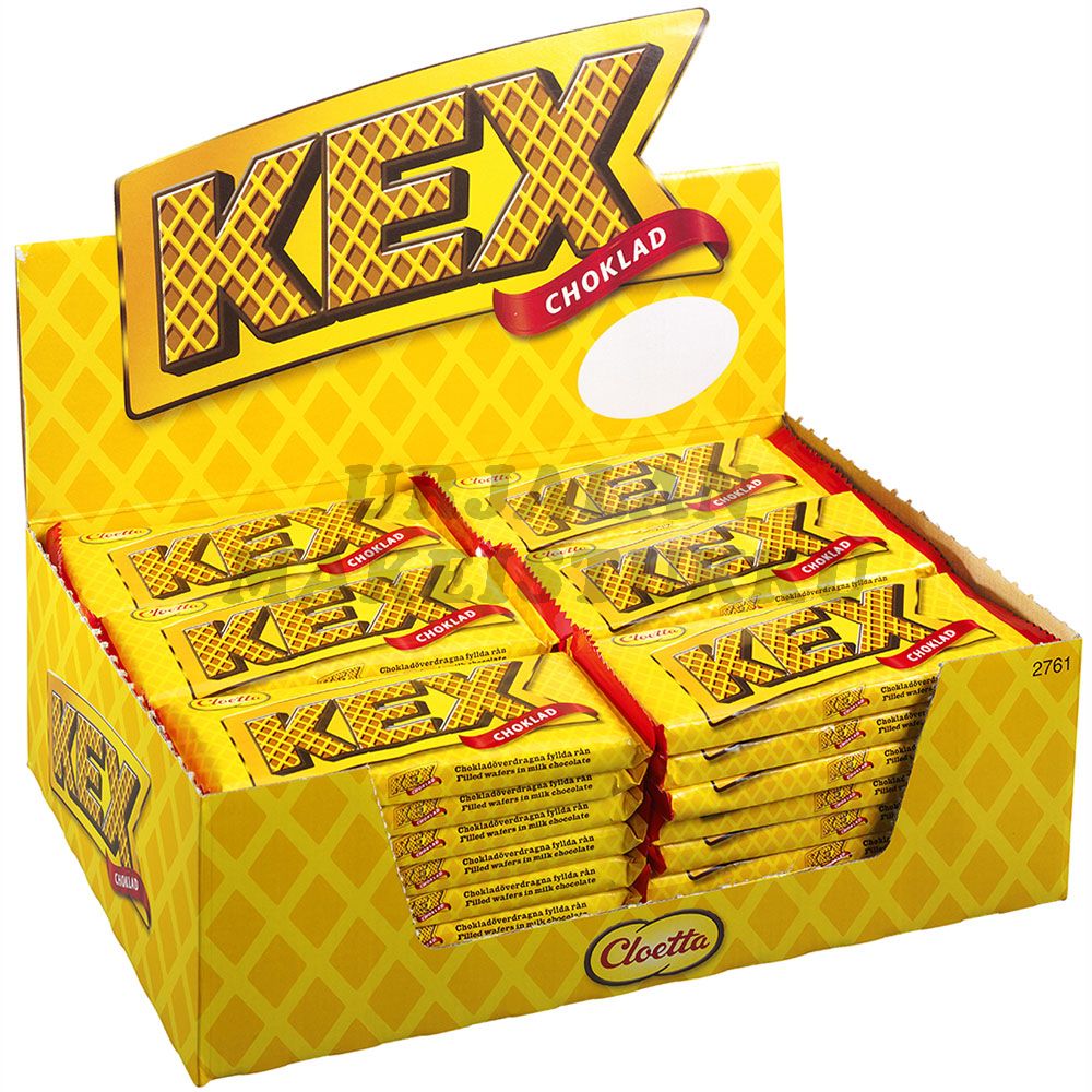 Cloetta Kexchoklad maitosuklaavohveli 60g x 48kpl