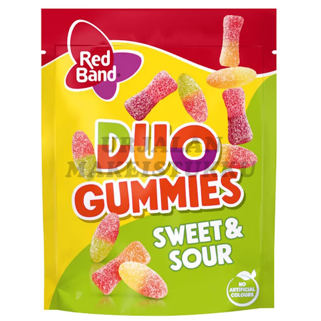 Red Band Duo Gummies Sweet & Sour 215g