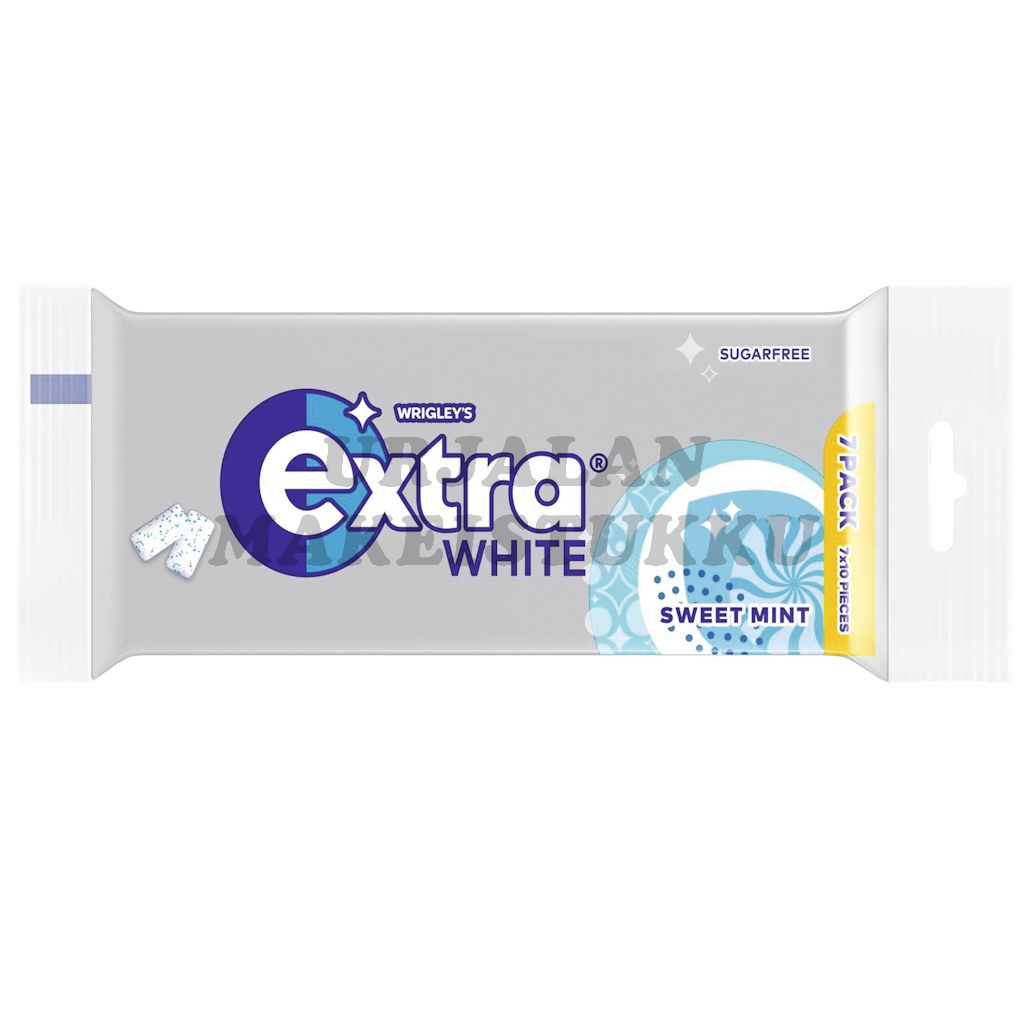 Extra White Sweet Mint sokeriton purukumi 7-pack 98g