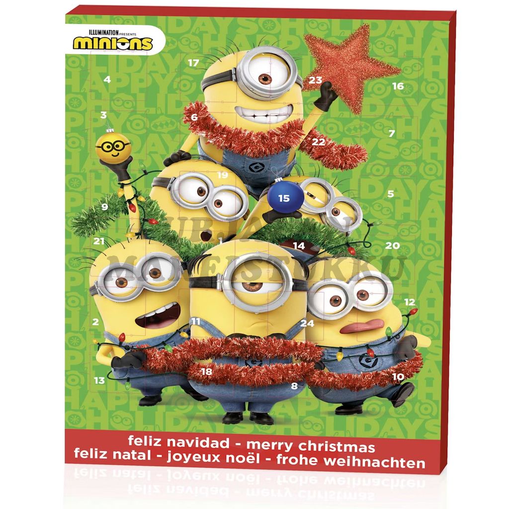 Minions suklaakalenteri 65g