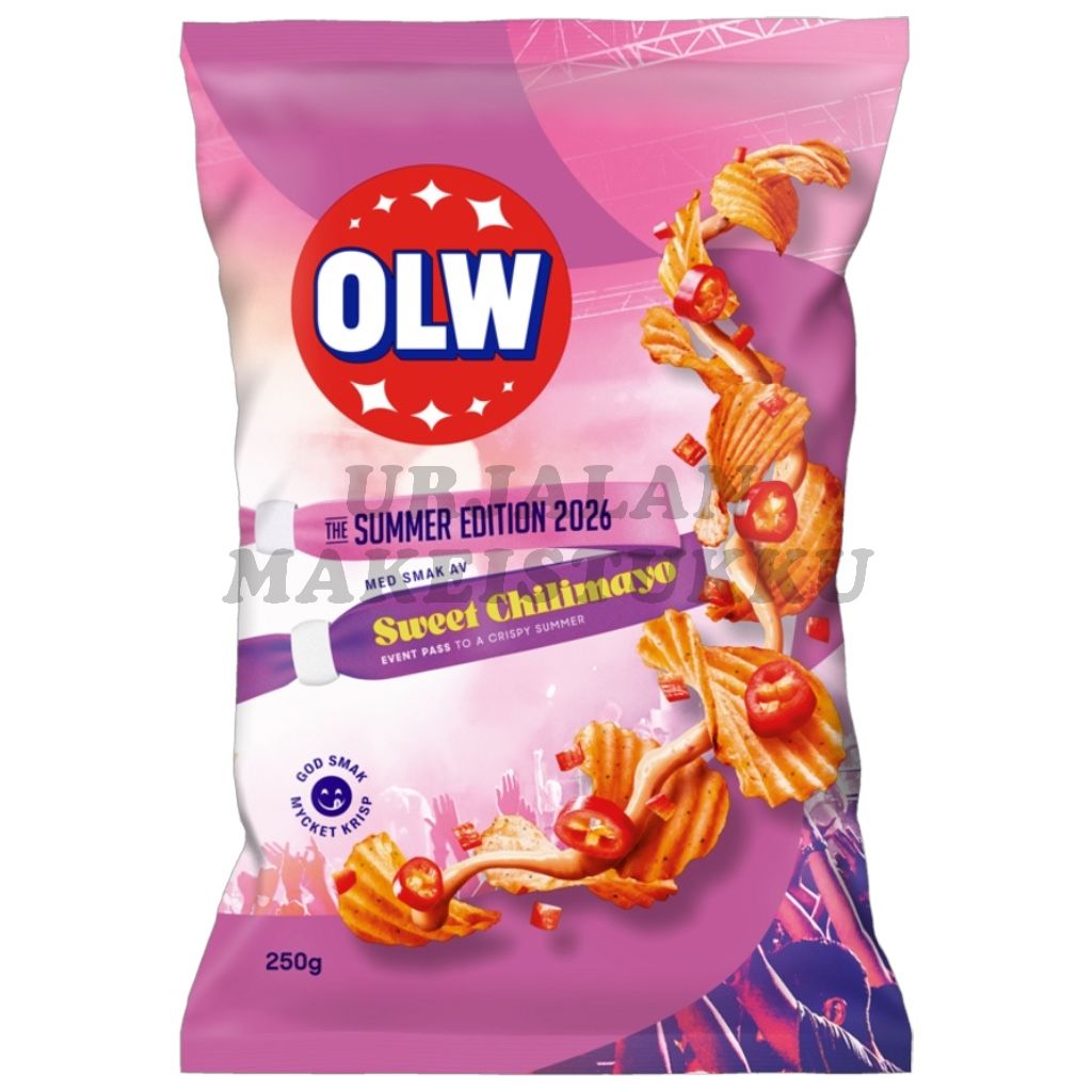 OLW Sweet Chilimayo perunalastu 250g Summer Edition