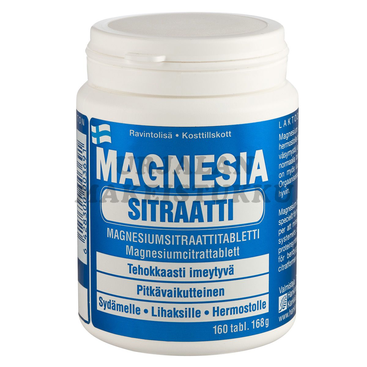 Magnesia Sitraatti (160 tabl)