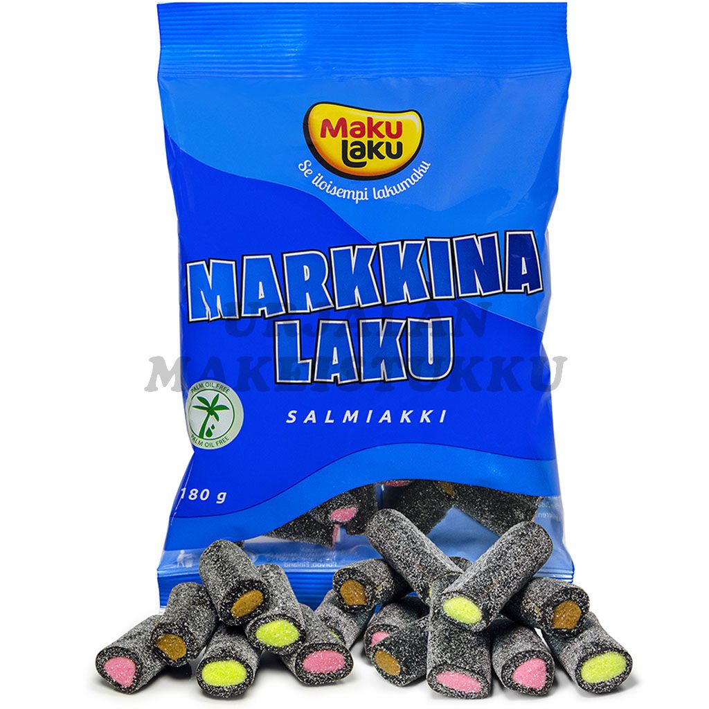 Makulaku Markkinalaku Salmiakki 180g