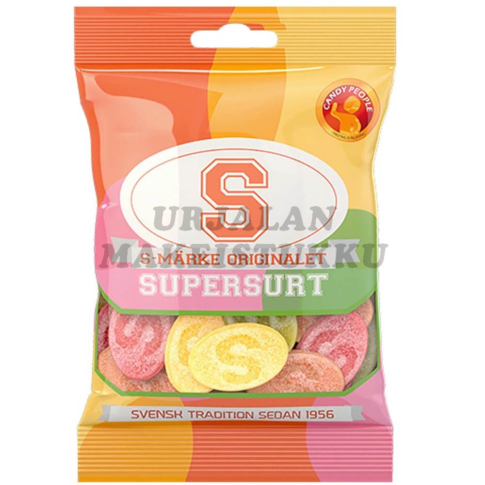 Candy People S-Märke Superkirpeät hedelmälätkät 80g