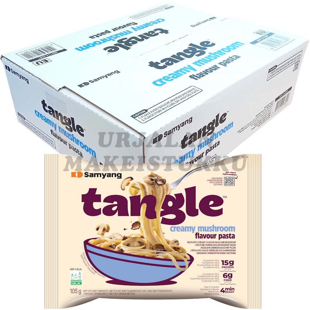Samyang Tangle Creamy Mushroom Flavour Pasta 105g x 20kpl